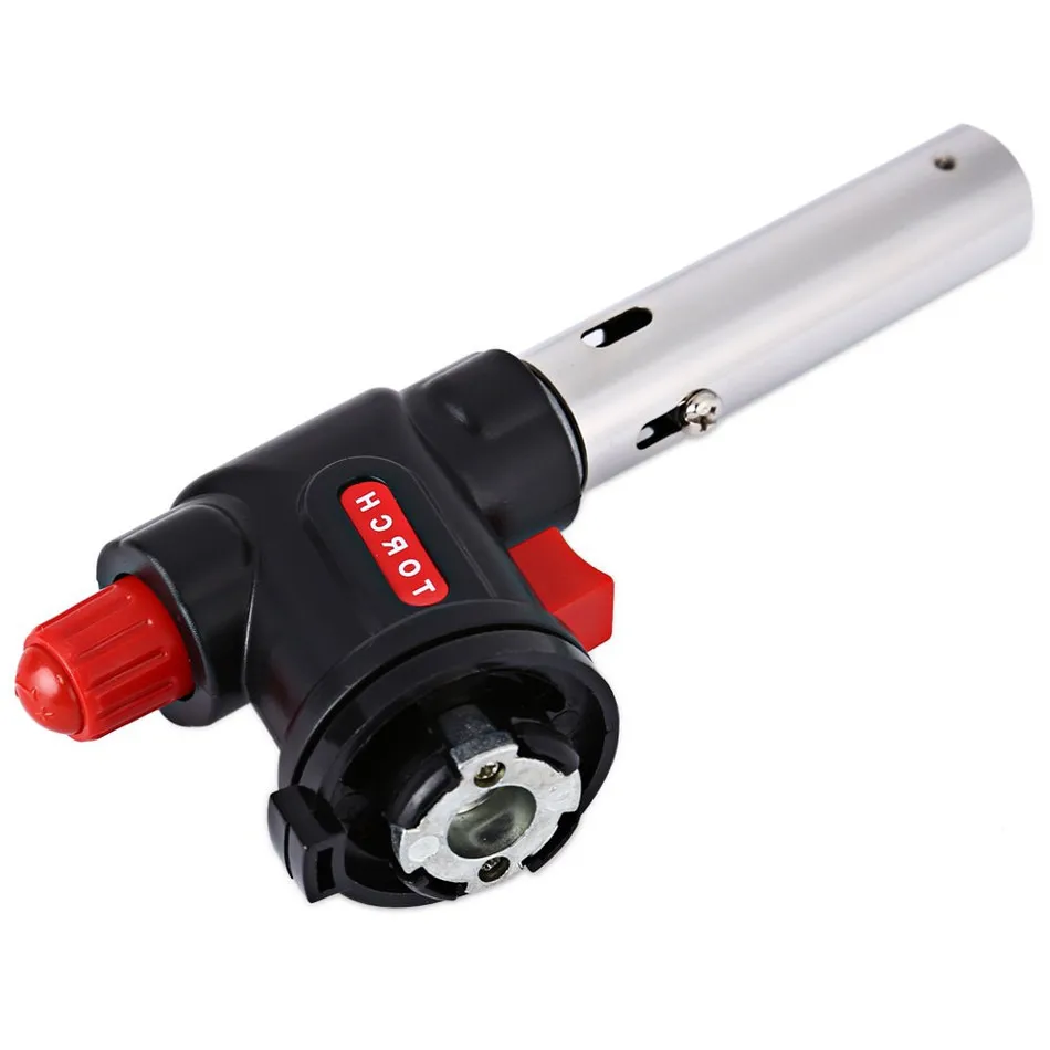 Free Rtation Barbecue Flame Torch Ignition Lighter Butane Gas Welding Spray