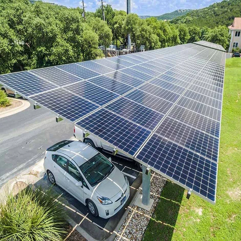 HF pv roof tiles panel car port ground brackets photovoltaic mounting racks soporte solar