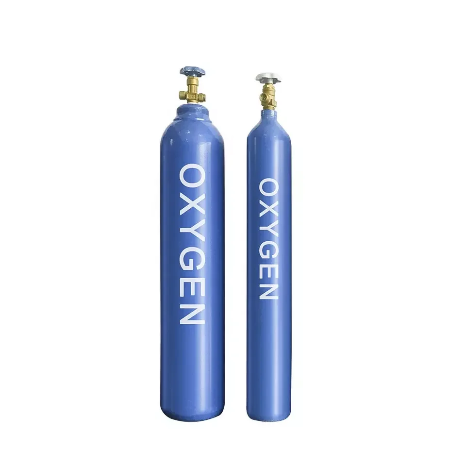 high industrial 47L 10L oxygen gas cylinder 50kg 48kg portable midical compressed regulator tunisia pressure reducing