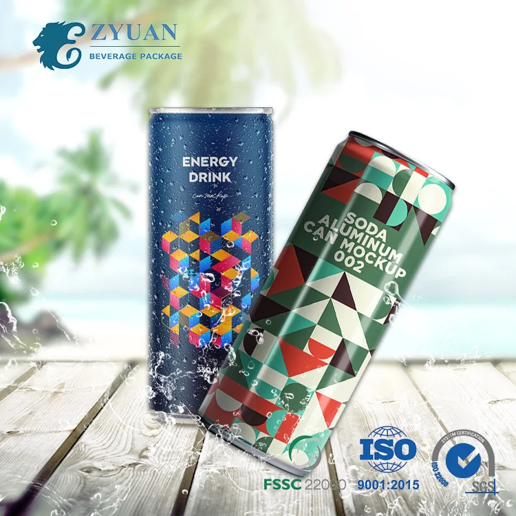 355ml 473ml Food Grade Printed Blank Empty Beer Soda Juice Coke Beverage Aluminum Cans For Soft Drinks