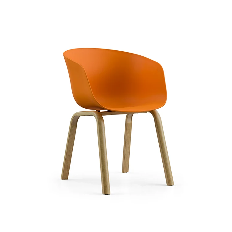 Plastic leisure Modern arm Restaurant Home living room leisure Dinning Chair