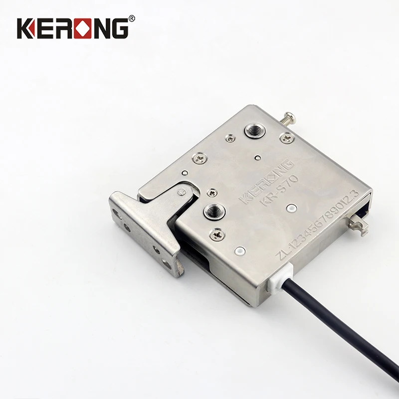 KERONG Электронный магнитный дверной замок соленоид 24v для логистического шкафа
