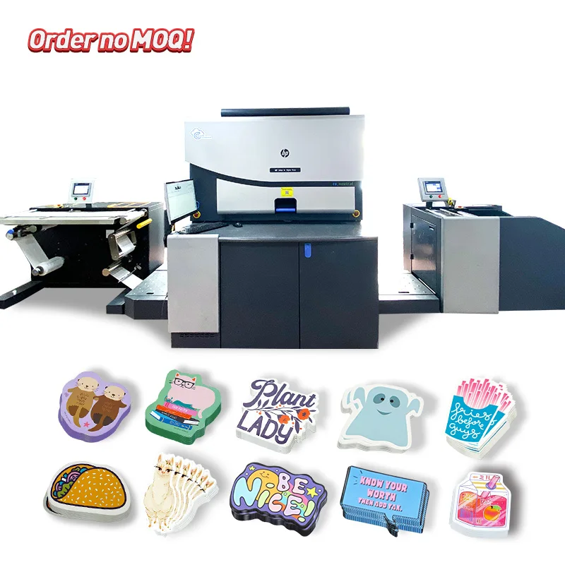 Custom Personalized Adhesive Individual Die Cut Label For Promotion Vinyl Cheap Kids Anime Sticker