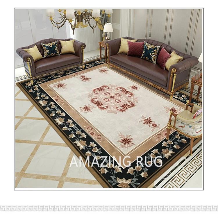Illusion Plush Carpet Persian Carpet Handmade Non Slip 3d for Living Room Minimalist Blue Cotton Custom Woven Bag Modern 10-12cm
