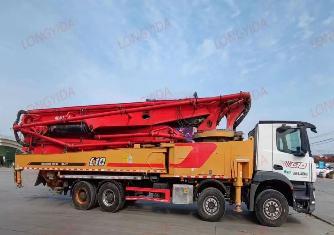 Mercedes-Benz and Trinity Used Concrete Pump Truck High Performance Truck for Sale