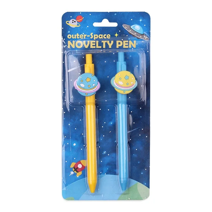 Высококачественная шариковая ручка INTERWELL, детская пластиковая шариковая ручка с космическим дизайном