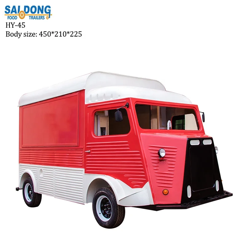 HY-45  Global Leader mobile fast food trailer for sale Europe