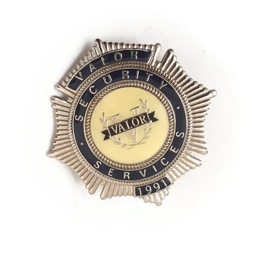LOW MOQ metal armed security office badge cia/secret service badge