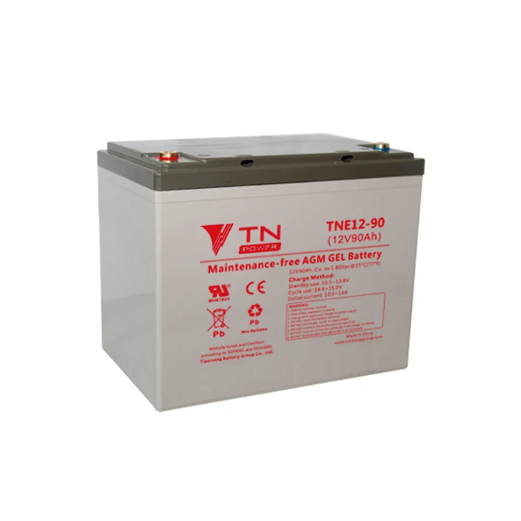 Lead Acid battery Electricity Storage Deep Cycle 12v  90ah Gel Battery For Electric Tricycle
