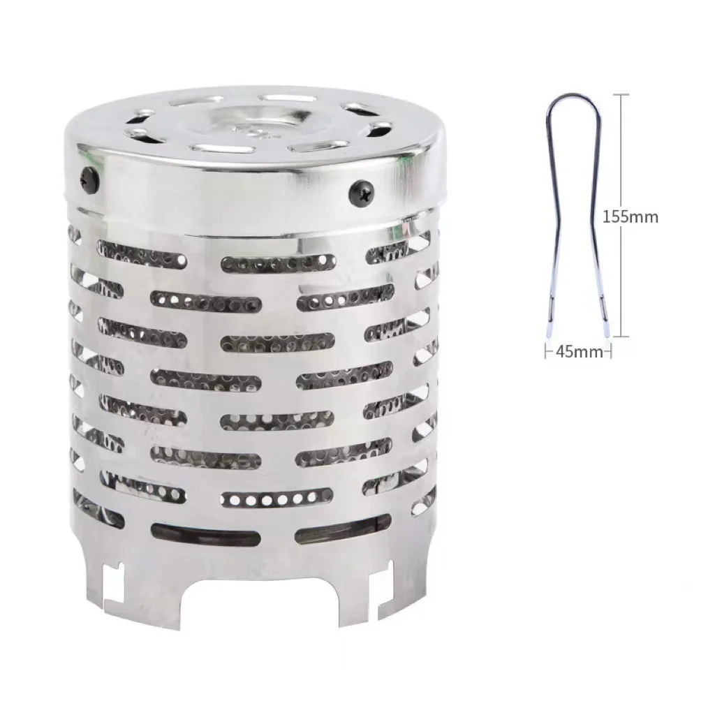 Outdoor Mini Stove Camping Tent Heating Equipment Portable Autumn and Winter Stainless Steel Heater