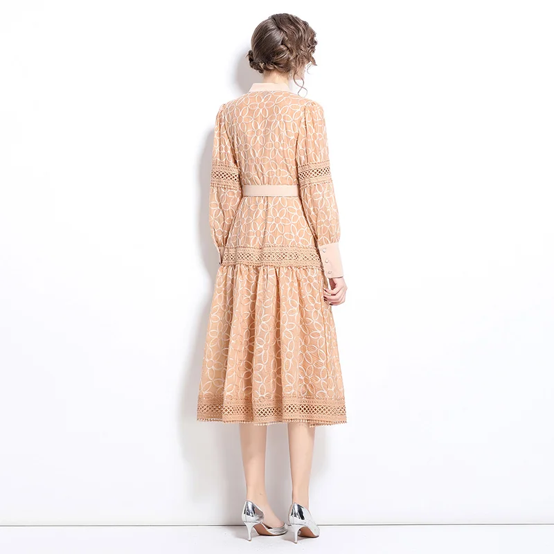 Droma 2025 new design high quality fashion elegant embroidered dresses women most beautiful evening party dress