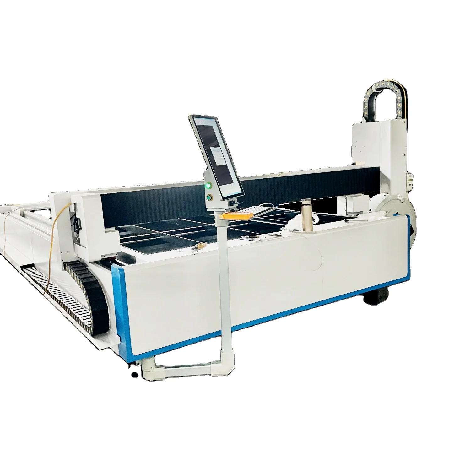 1.5KW-30KW Raycus Fiber Laser Cutter for Metal Easy-to-Operate Machine for Tube Pipe Cutting with Rotary Retail Industries