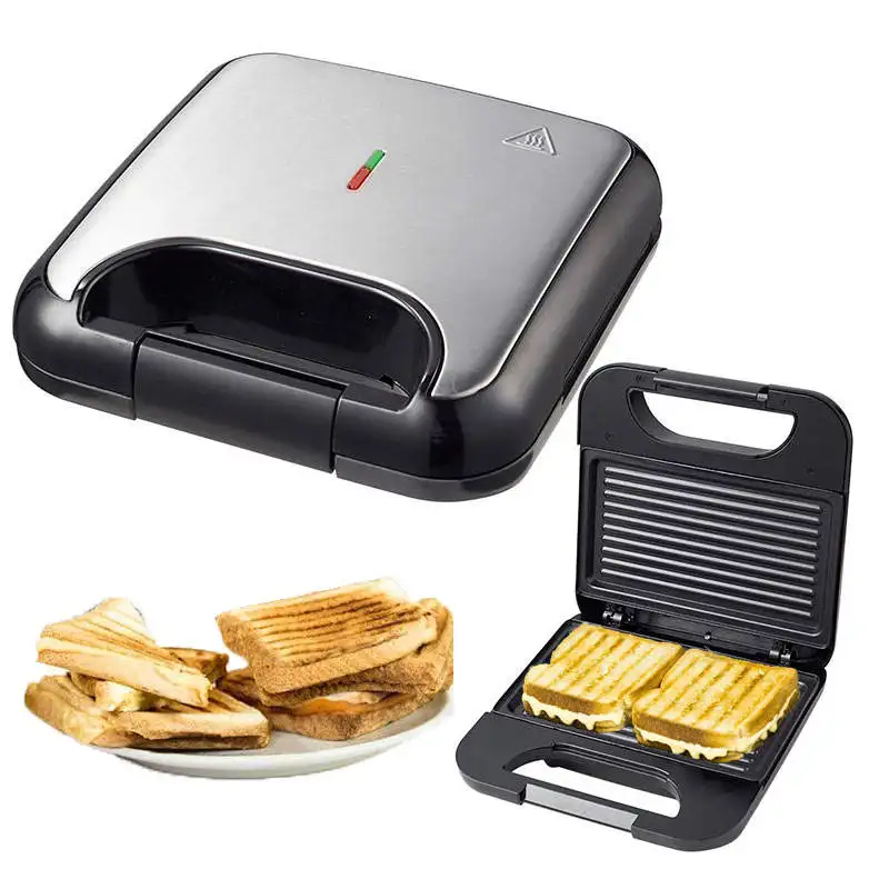 8 in 1 Detachable Plates electric mini waffle maker grill and sandwich maker