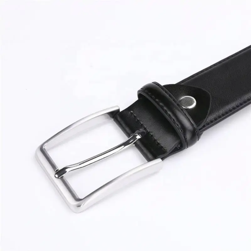 Alfa Cheap Wholesale Mens Black Dress Pu Leather Wallet Belt