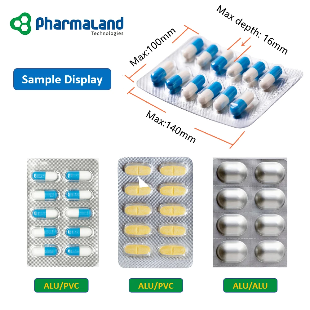 PPL-150E High Speed Aluminum-Plastic Blister Packing Machine For Capsules Candy Blister Packing Machine