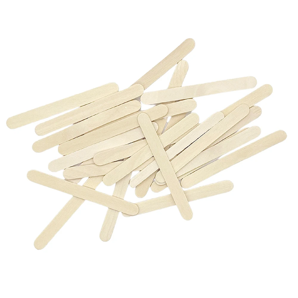 Wooden Ice Cream Stick Mini Ice Cream Sticks Square Big Ice Cream Sticks