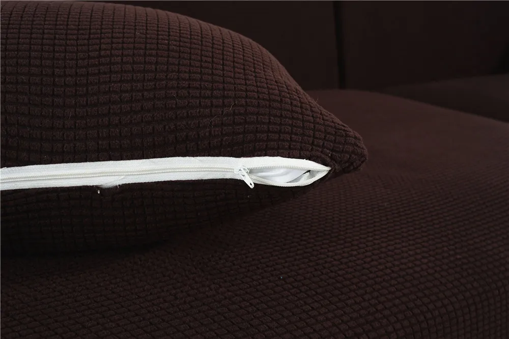 Customizable Removable Sofa Cover Modern Plain Design Waterproof Fabric Polyester Spandex for Outdoor Three-Seat Sofa Protection
