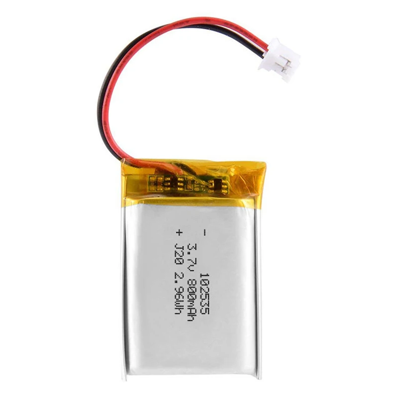 2023 Shenzhen Mini Size Rechargeable 3.7V 800mAh lithium polymer battery 102535 Intelligent devices lipo battery