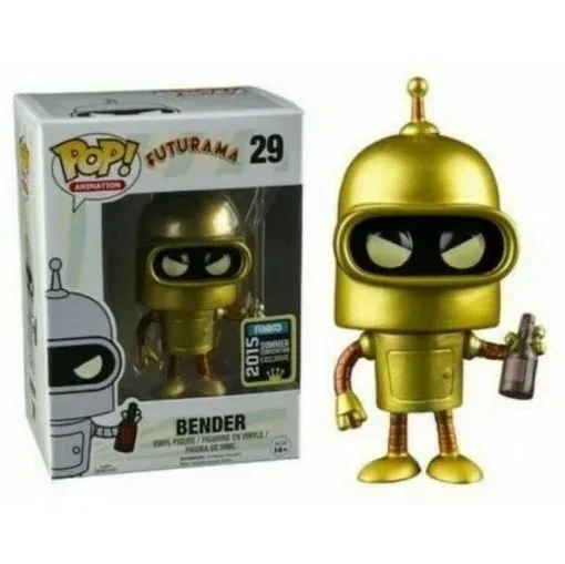 Wholesale Comic series kids toy funko pop Futurama Anime Suit Collection PVC Model Toys with funko pop protector Action Figures