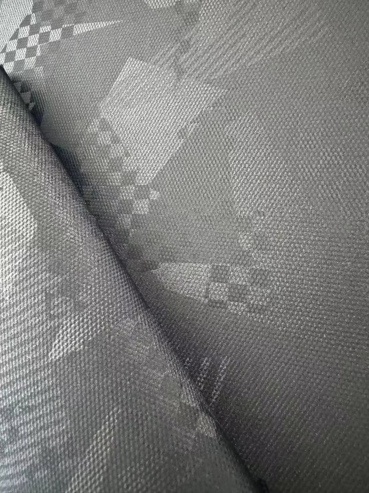 900D 600D pu transfer printing release paper black yarn high strength  oxford fabric for bags luggage