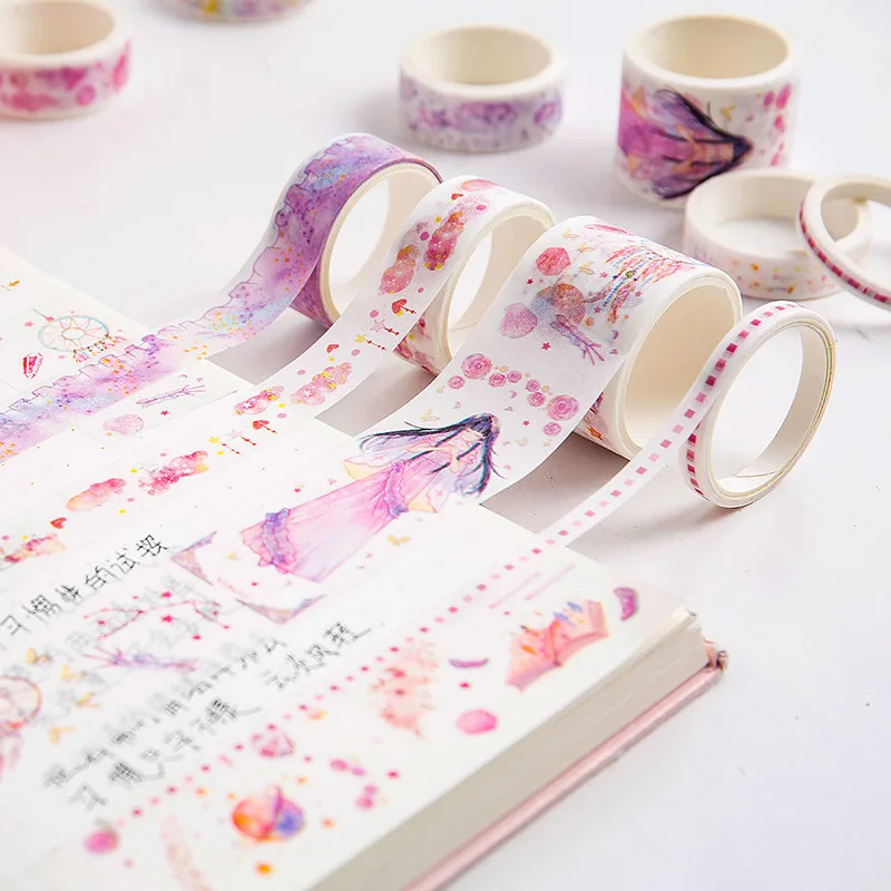 Custom Printed Colored Paper Stationery Washi Masking Tape