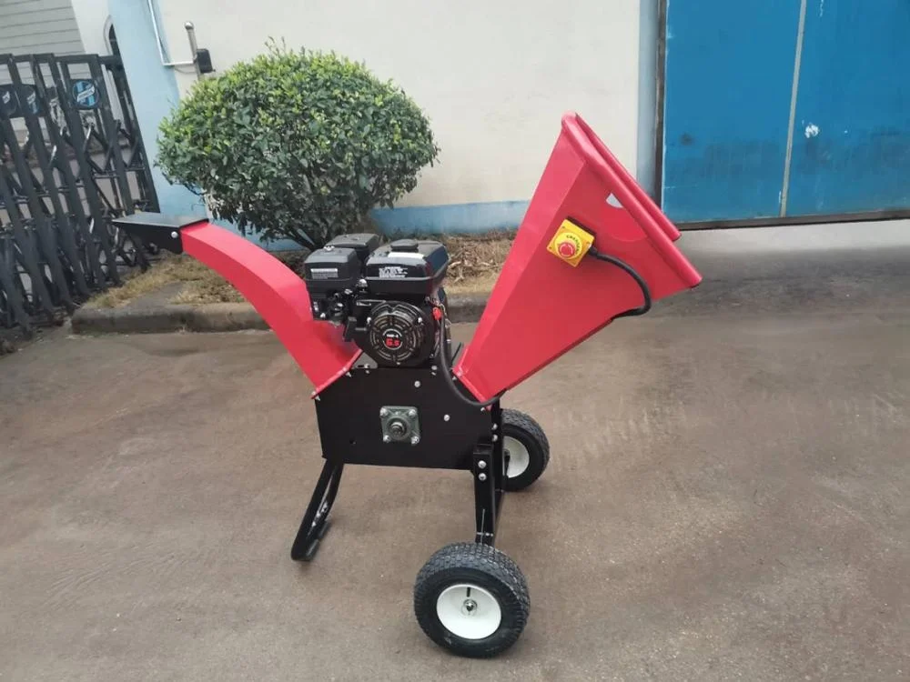 6.5HP 3 Inch Gasoline LIFAN Engine Wood Crusher Wood Chipper Shredder Machine CE