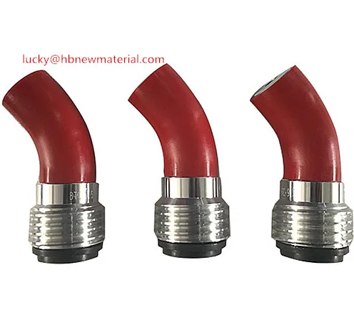 Bending blasting nozzle