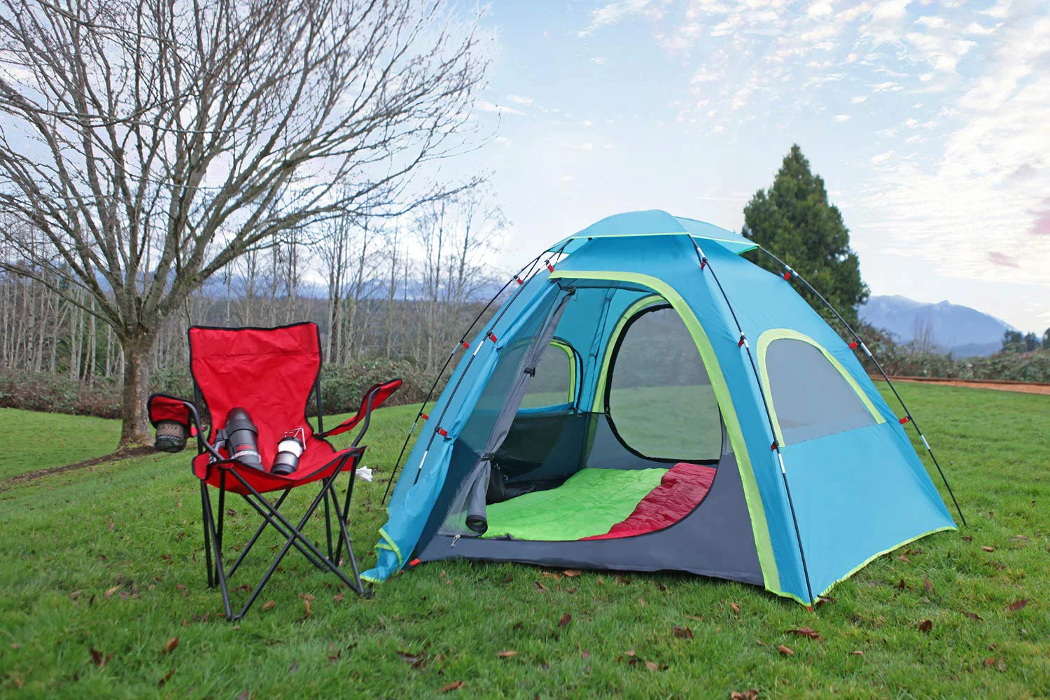 Factory Hot Sale Camping Tent Backpacking Waterproof Tent Outdoor Dome Tent with Wind Protection