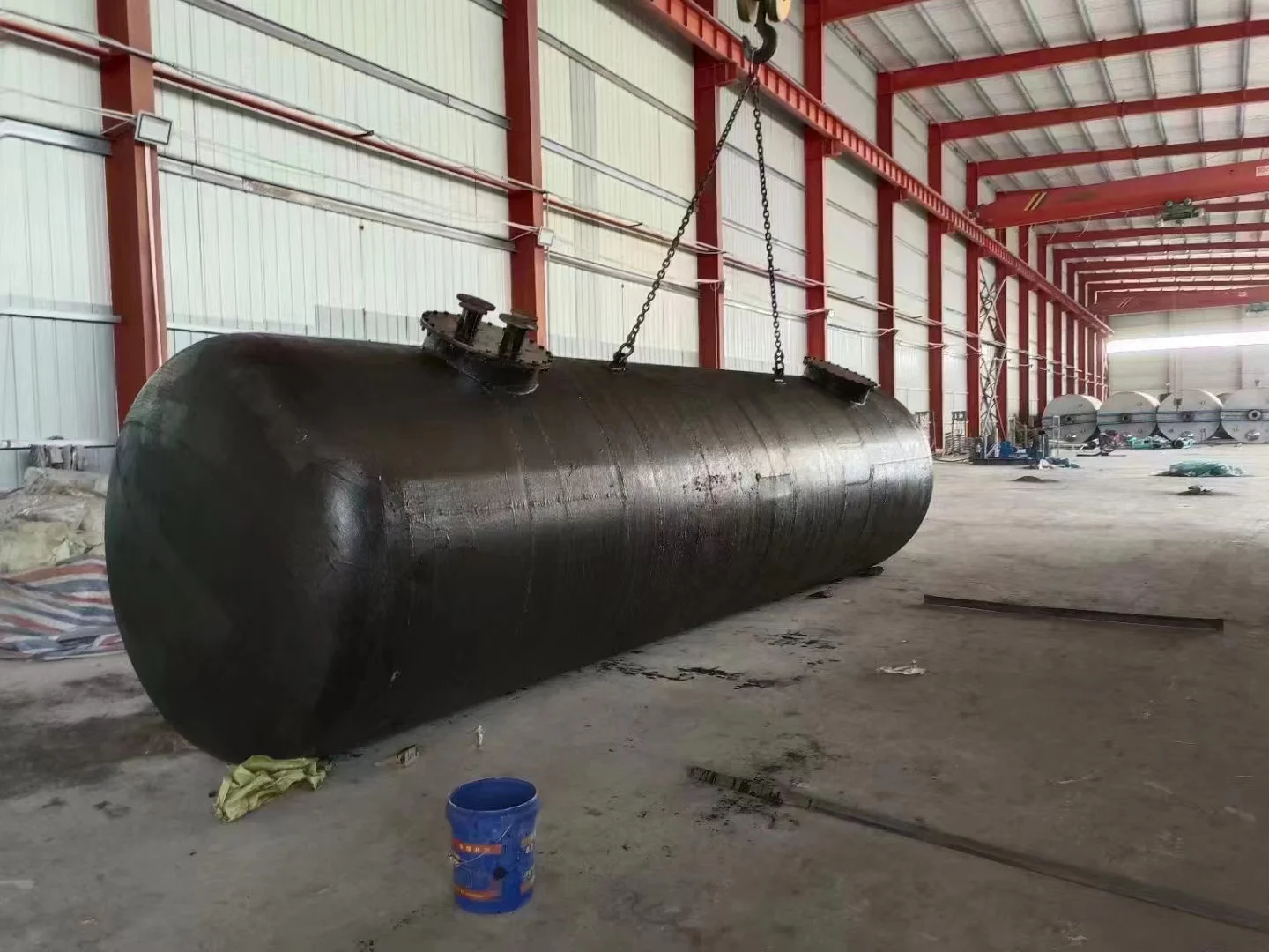 3000L underground anticorrosive stamping head underground diesel tank directly supplied by manufacturers