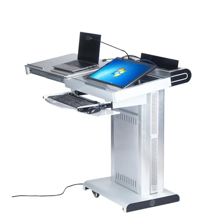 Classroom Projection Teacher Digital Podium Multimedia Platform Class Smart Lectern Teaching Educational Equipment
