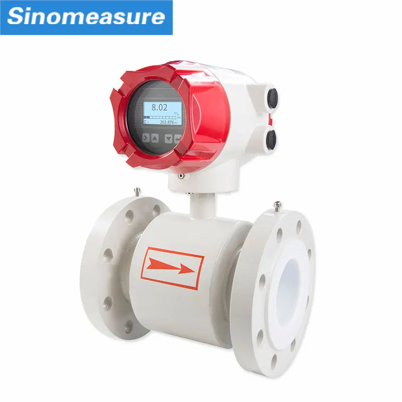 liquid electromagnetic flow meter intelligent integrated ld sea water electromagnetic flowmeter