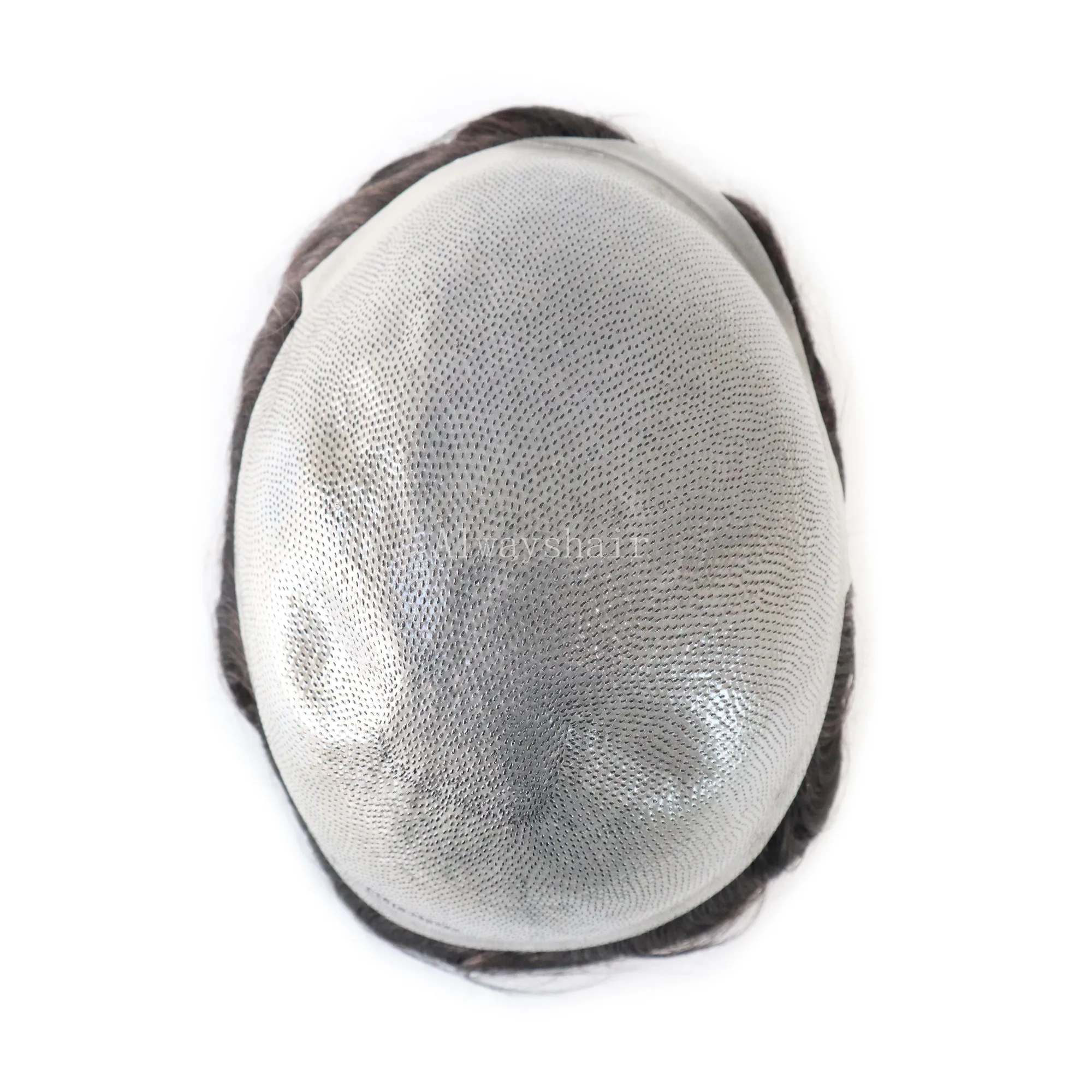 6 Inches Thin Skin Hair Replacement Men Toupee Wigs