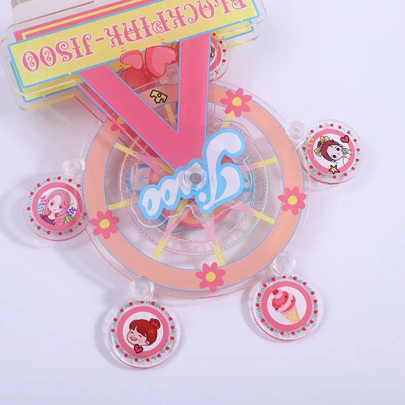 Customized combination of acrylic charm printed Acrylic Ferris Wheel