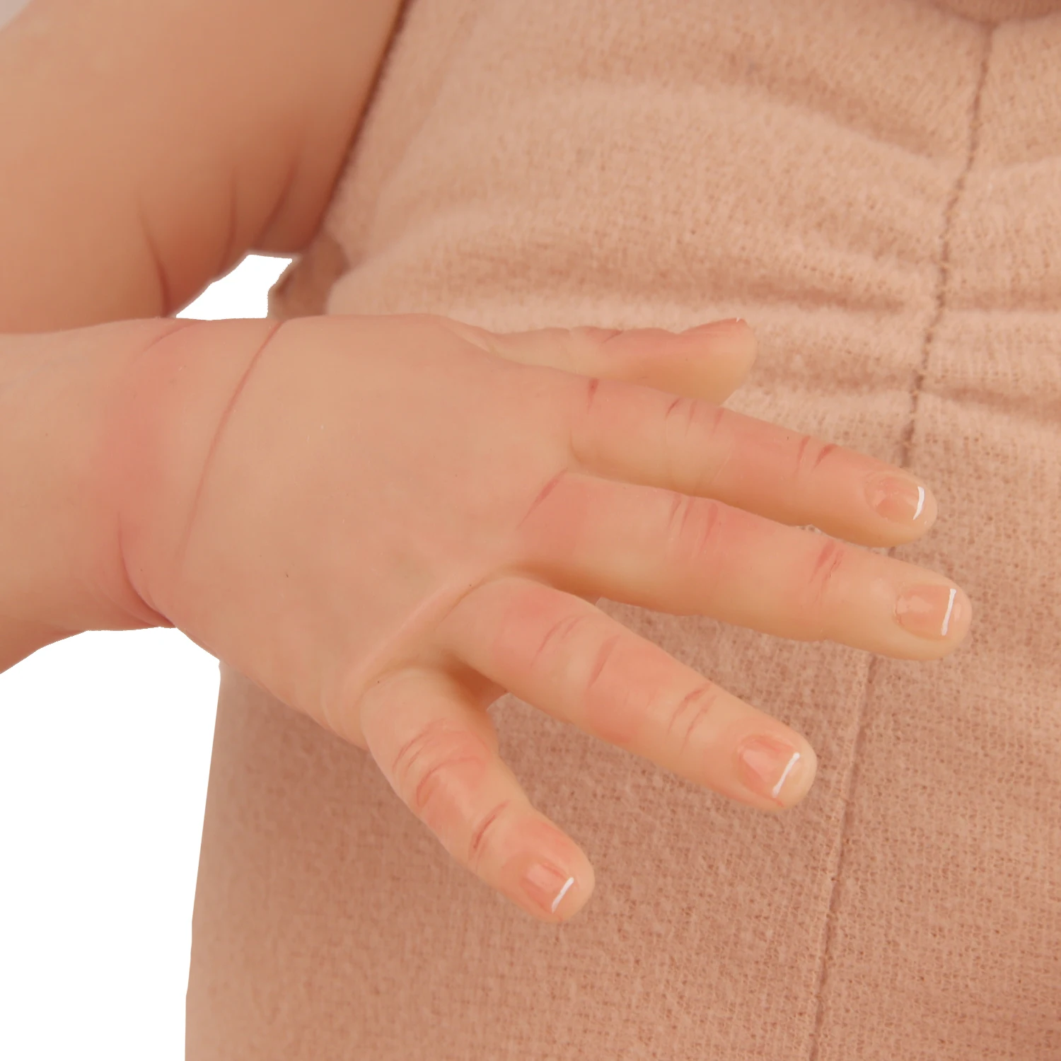 NPK 45cm Full Body Reborn Baby Doll  Sleeping Newborn Baby Doll Visible Veins for Child toy