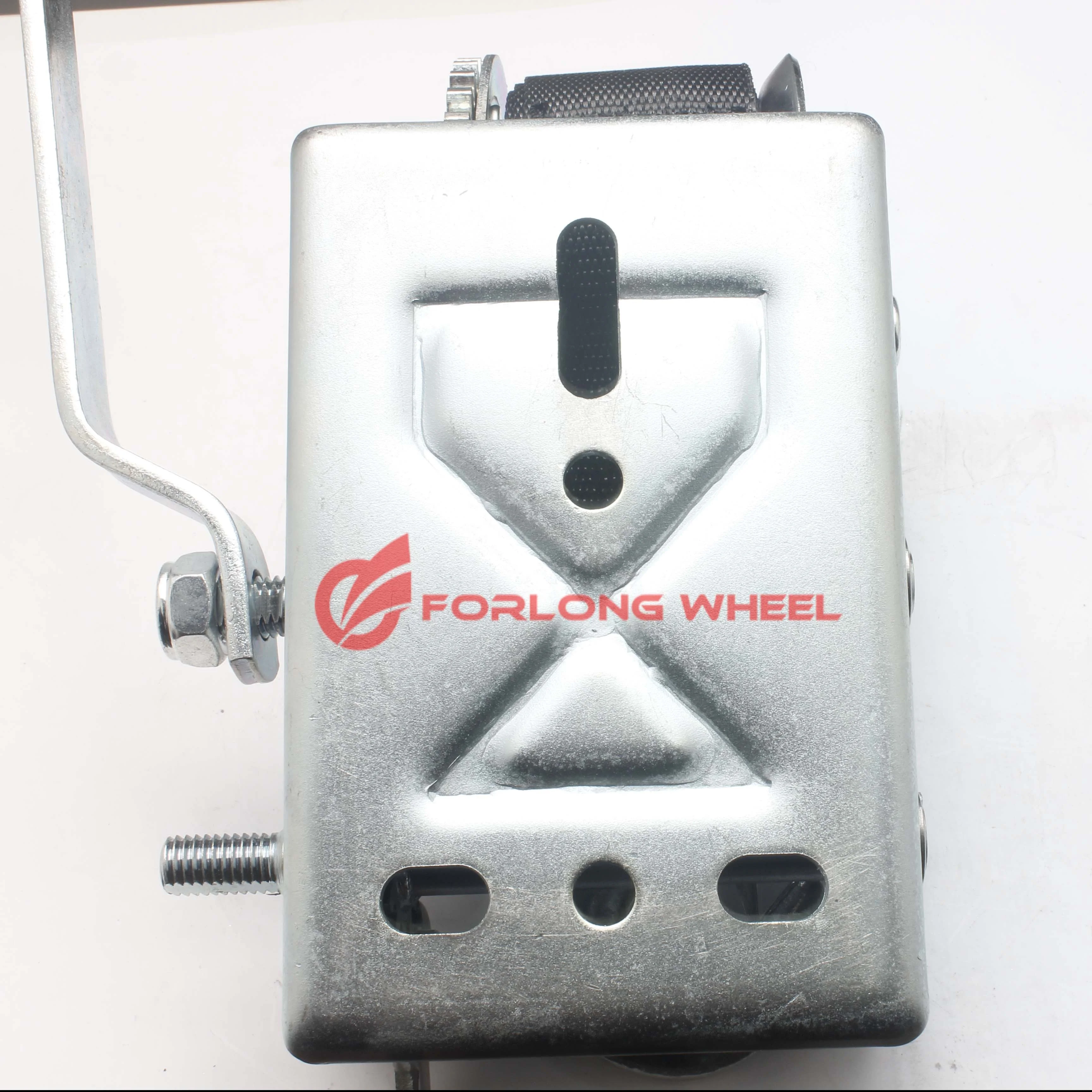 2500lbs 1100kgs Heavy Duty Manual Hand Winch, Hand Crank Strap Gear Winch With 10m Steel Wire For ATV Boat Trailer