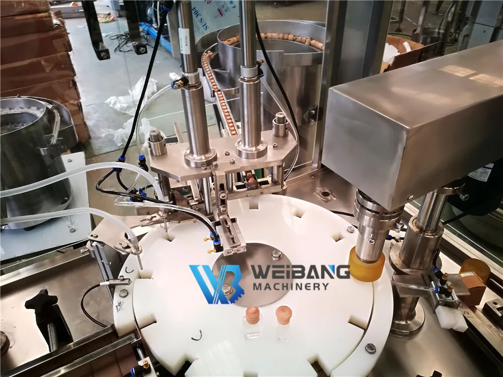 WB-YX2 Automatic liquid bottling machine for hang up car diffuser perfume filling machine 100ml