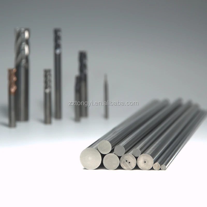 Стержни из карбида вольфрама с прямым отверстием для охлаждающей жидкости