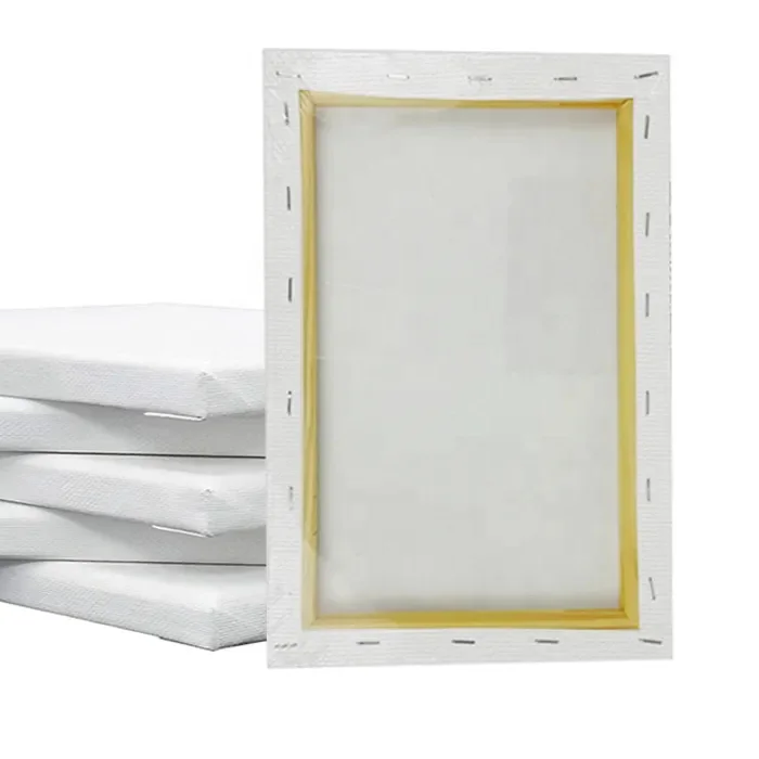 High Quality Custom Size Wholesale Stretched Canvas Painting Canvas for Drawing White Wood Canvas Frame Boards for Painting