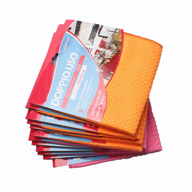 
Hot selling custom Waffle Weave Customized Microfiber Kitchen towel tea towels 