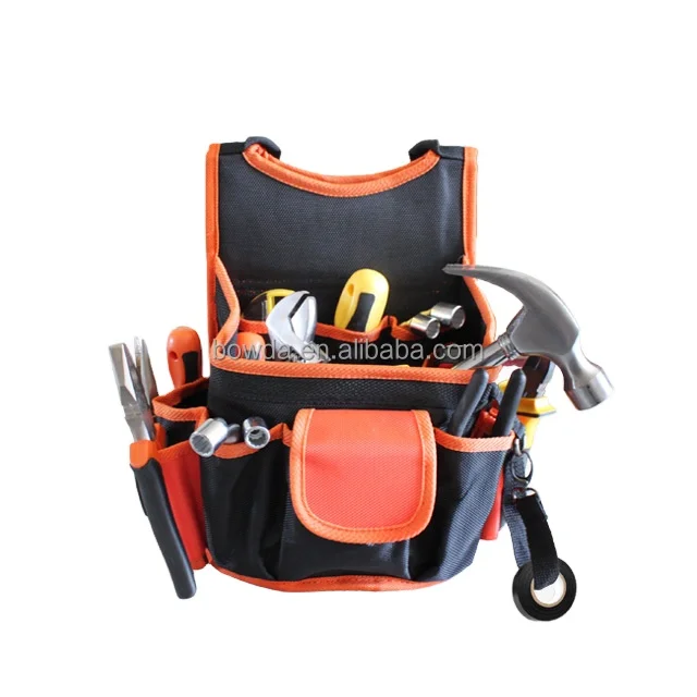 19 карманов, регулируемый пояс для инструментов, поясной мешочек с водонепроницаемой тканью для мастеров