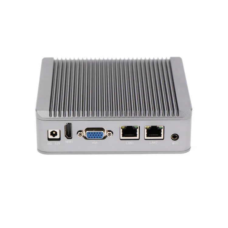 NUC безвентиляторный Intel J1900 X86 одноплатный 2 порта ethernet DC 12 В nano itx материнская плата промышленный ПК компьютер