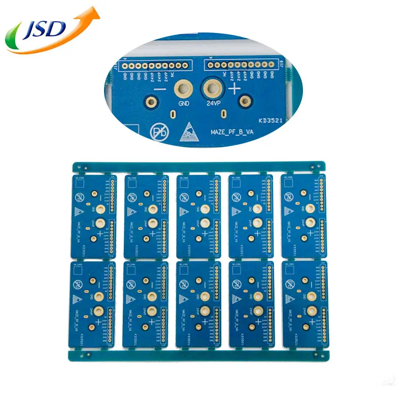 Подгонянная плата клавиатуры погружная Золотая печатная плата 60 механический синий цвет