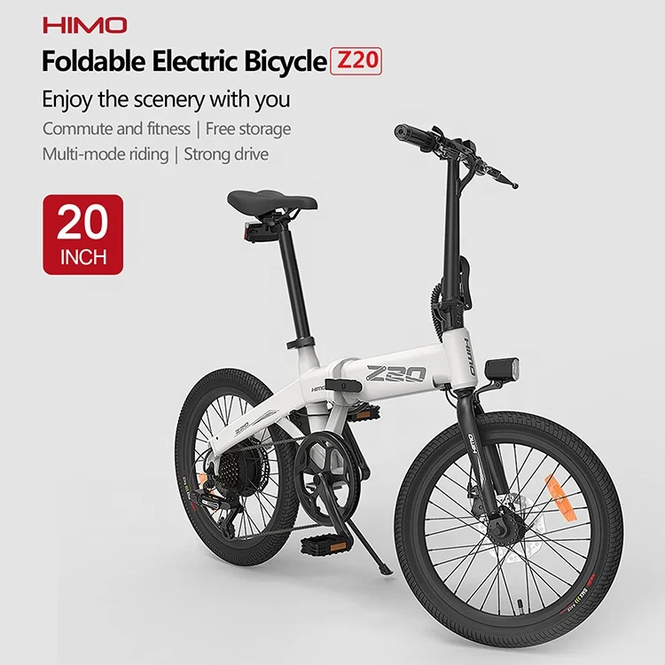  In Stock DDP Electric Bike 250W 20 Inch 80KM E Folding Bicycle Xiaomi Himo Z20 City