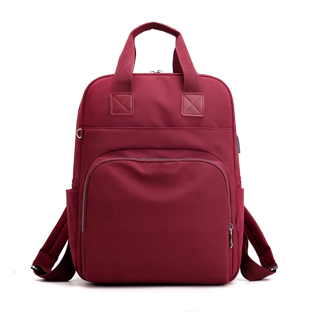 2022 New Style Womens Backpack Bah Luxury Good Quality Large Capacity Convenient Travel Laptop Backpacks from Korea with USB