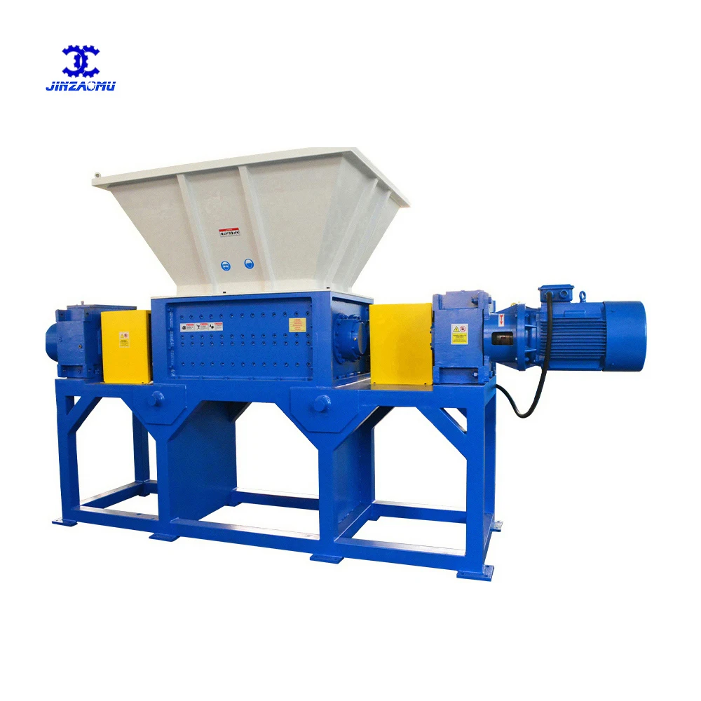 Long Service Life High Standard Double Shaft Large Furniture Plastic Shredder Machine