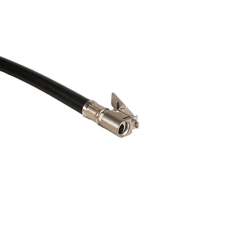 Motorcycle Bicycle Car Flexible Clip-on Air Tyre Tire Chuck Inflator Hose Tool