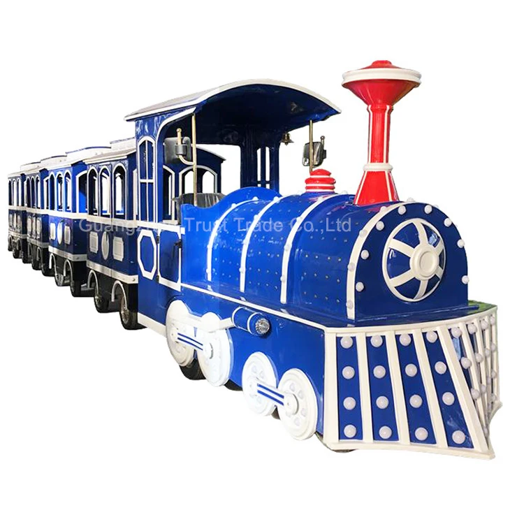 Outdoor Road Tourist Train Passenger Amusements Rides Trackless Barrel Train For Sale