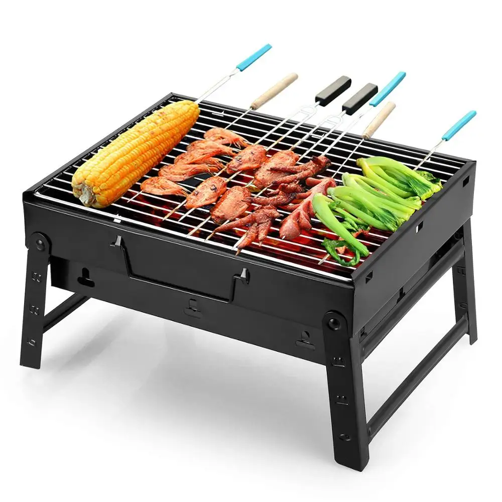 Hot sale instant table barbecue BBQ grill  disposable grill charcoal bbq