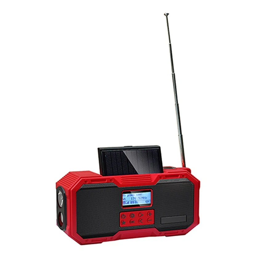 DAB FM-радиоприемник Tws Eq Bass Stereo Radio speaker Usb solar waterproof radio с ручным управлением