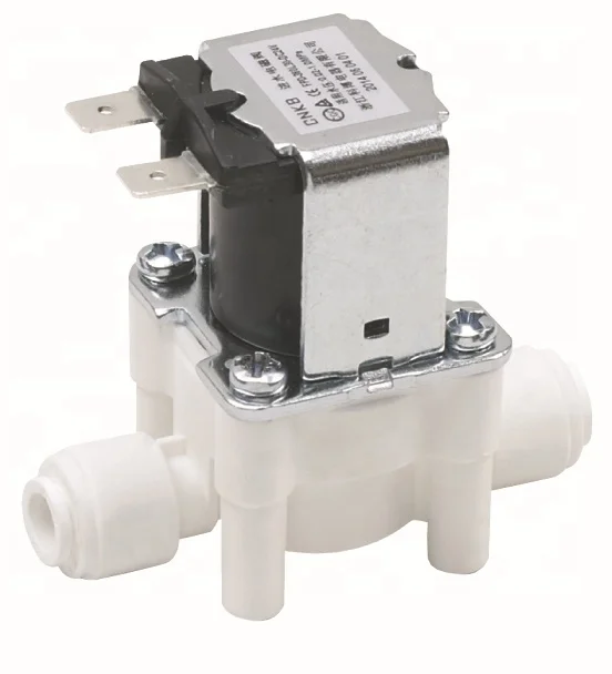 CNKB, лидер продаж, пластиковая Питьевая машина, FPD-360L30 водяной электромагнитный клапан DC12/24/36V для системы RO